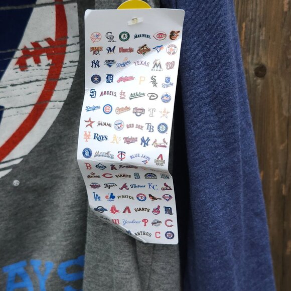 TORONTO BLUE JAYS Raglan t-shirt Women's Medium BNWT Baseball MLB LONG Sleeve - Picture 5 of 6